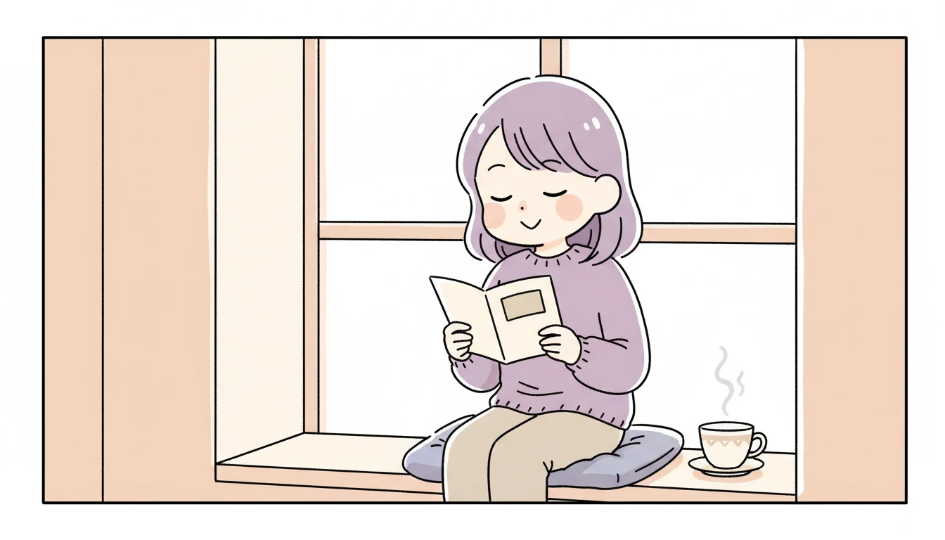 これから始めるママへ：私の3つのおすすめの内容を表すコミックエッセイ風イラスト