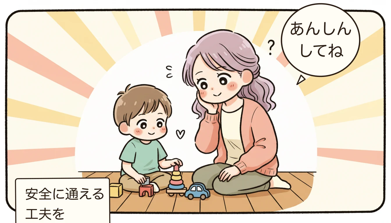 学童保育の定員基準は何人?国の規定と定員超過の実態について子どもの安全を見守る母親のコミックエッセイ風イラスト