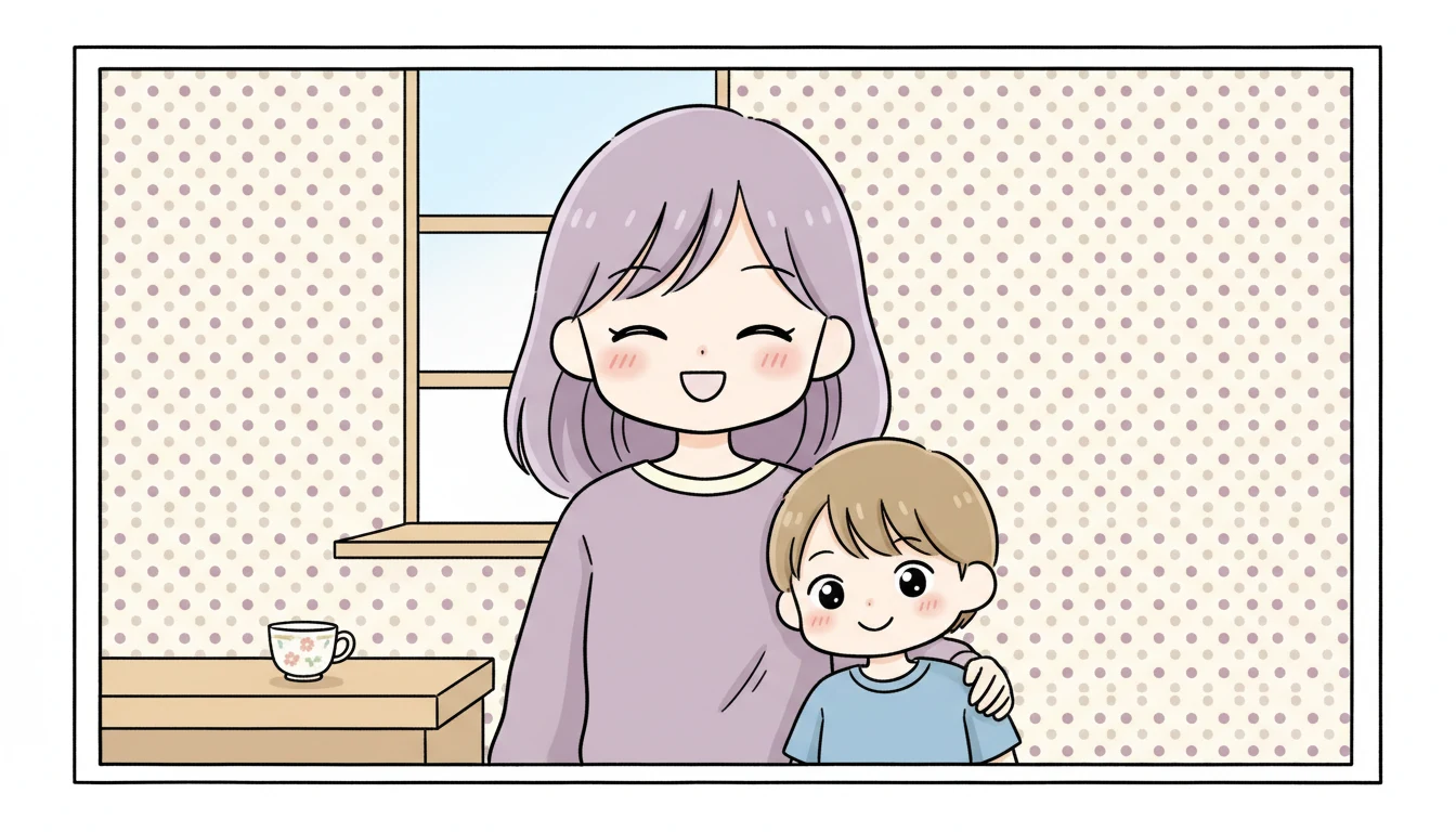 エリア別の施設傾向の内容を表すコミックエッセイ風イラスト