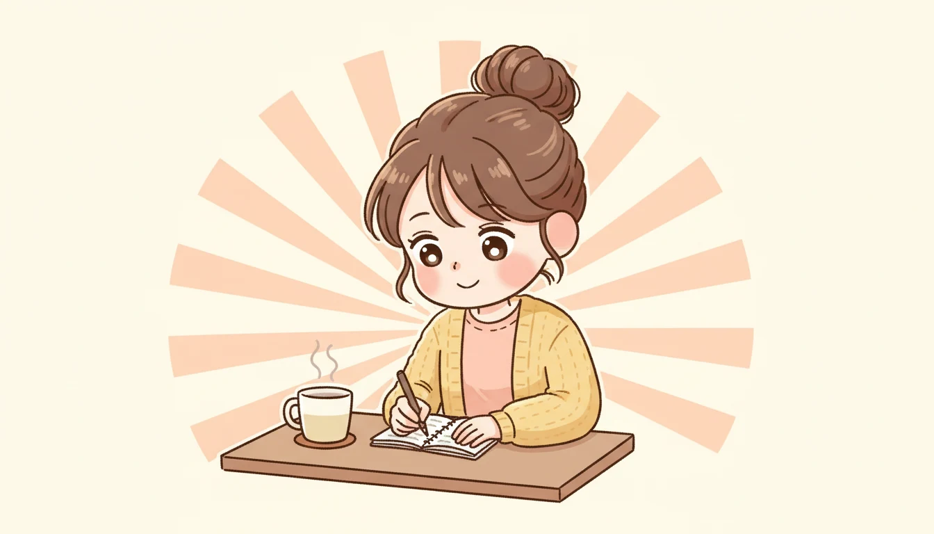 会員の体験談：待機を経験しての内容を表すコミックエッセイ風イラスト