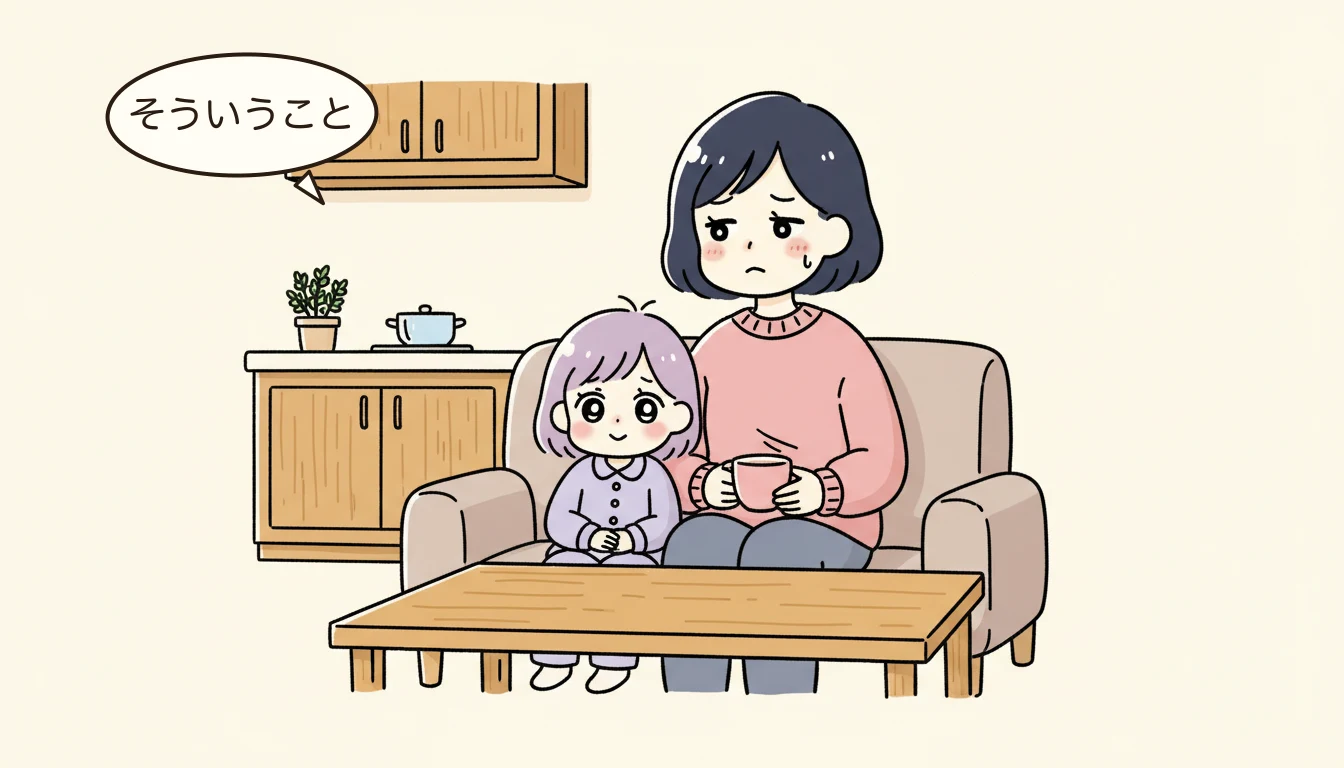 まとめ：待機を前提にプランBを常に持つの内容を表すコミックエッセイ風イラスト