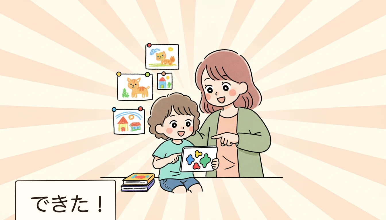 市川市の放課後子ども教室に関するFAQの内容を表すコミックエッセイ風イラスト