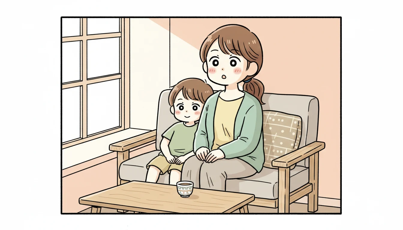 まとめの内容を表すコミックエッセイ風イラスト