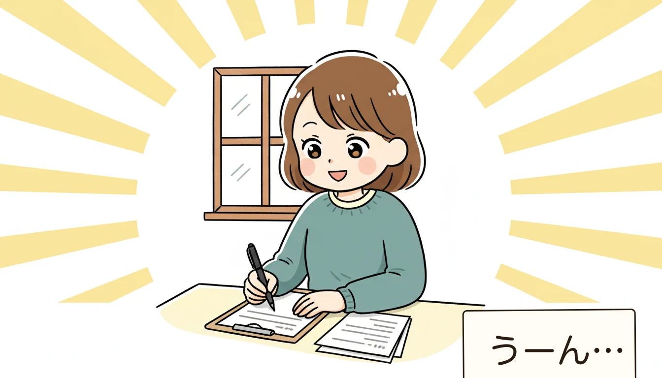 わくわくプラザの登録方法と利用の流れは?の内容を表すコミックエッセイ風イラスト
