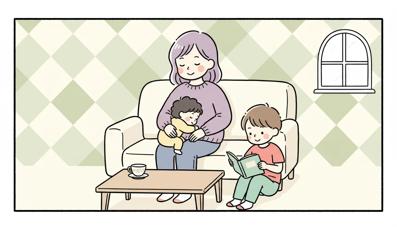 まとめの内容を表すコミックエッセイ風イラスト