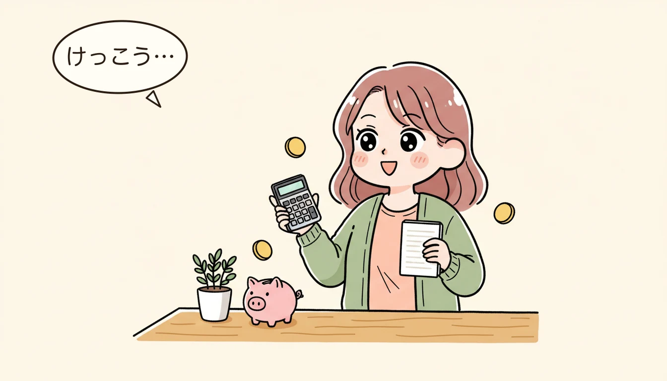 学童保育クラブとランランひろばの料金・時間を比較の内容を表すコミックエッセイ風イラスト