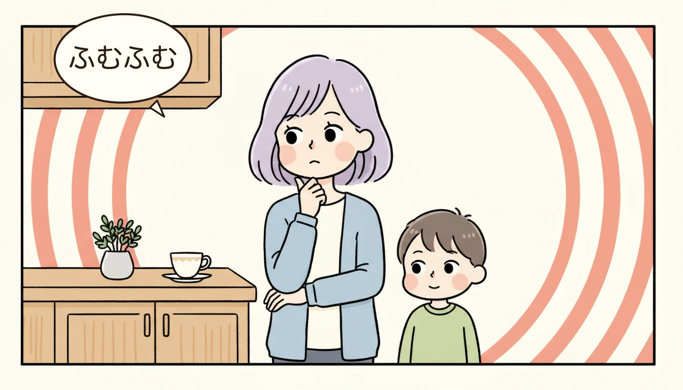 近隣エリアの学童保育情報の内容を表すコミックエッセイ風イラスト