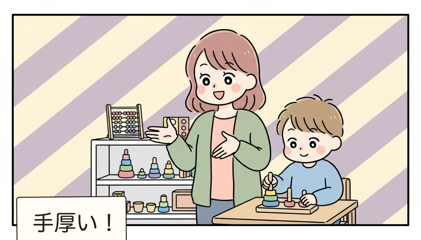 練馬区の民間学童はどんな選択肢がある？の内容を表すコミックエッセイ風イラスト