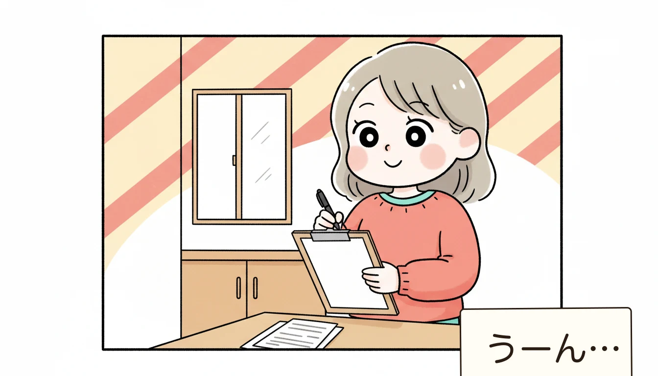 練馬区の学童クラブの申込方法と時期は？の内容を表すコミックエッセイ風イラスト
