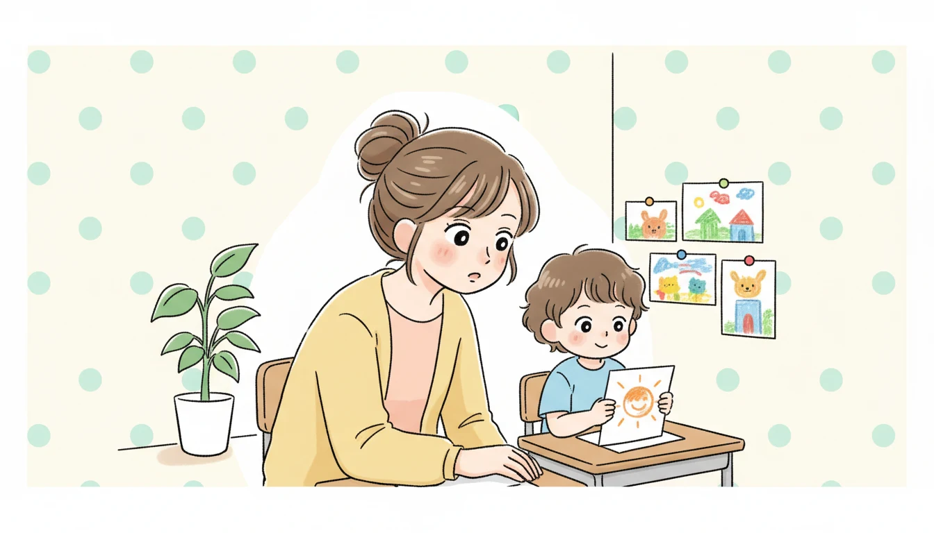 さいたま市の学童保育はどんな仕組み?の内容を表すコミックエッセイ風イラスト