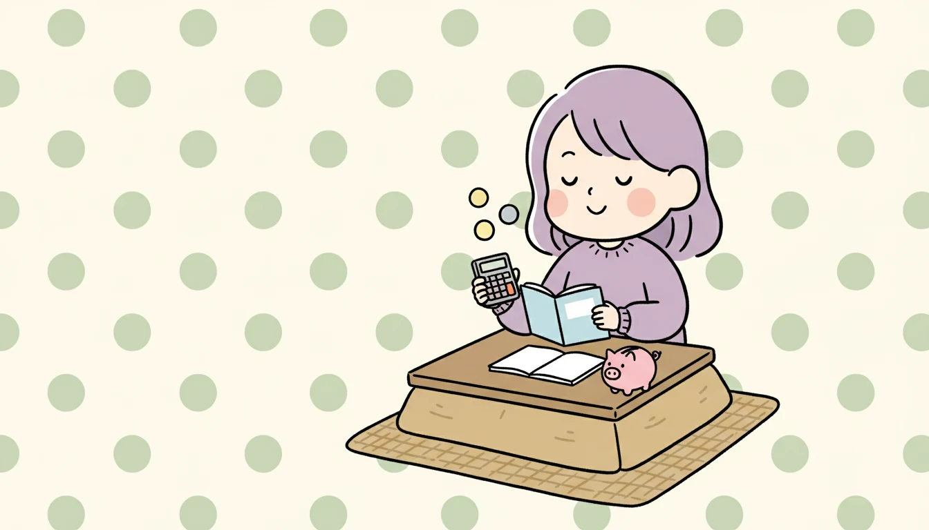 料金だけで決めない:見学時のチェックリストの内容を表すコミックエッセイ風イラスト