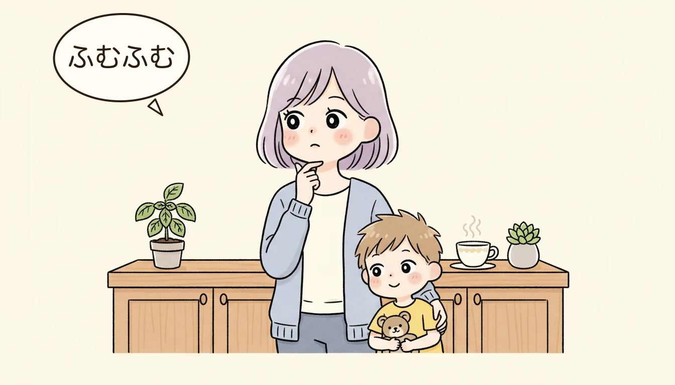 就労証明書の提出が必要なケースと免除ケースの内容を表すコミックエッセイ風イラスト