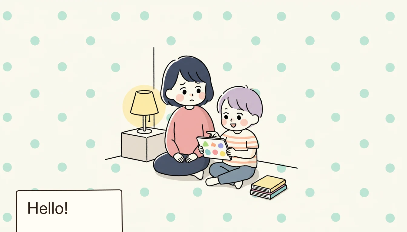 他区の学童保育とすまいるスクールは何が違う?の内容を表すコミックエッセイ風イラスト