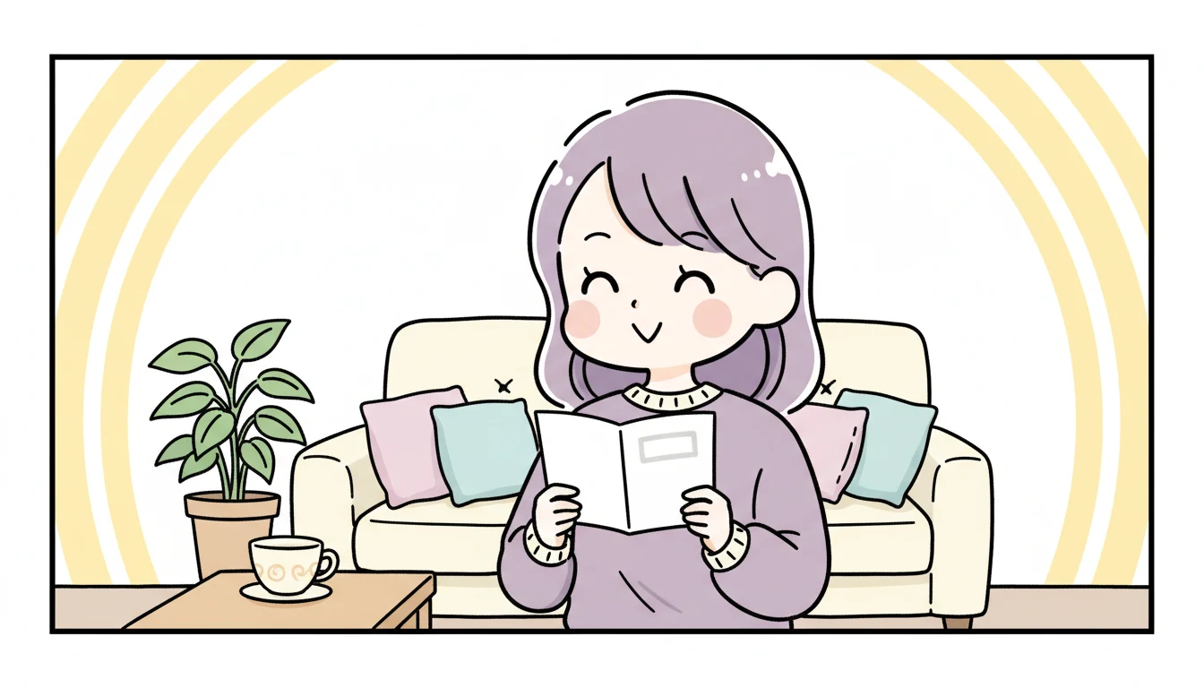 5施設送迎サービス比較表の内容を表すコミックエッセイ風イラスト