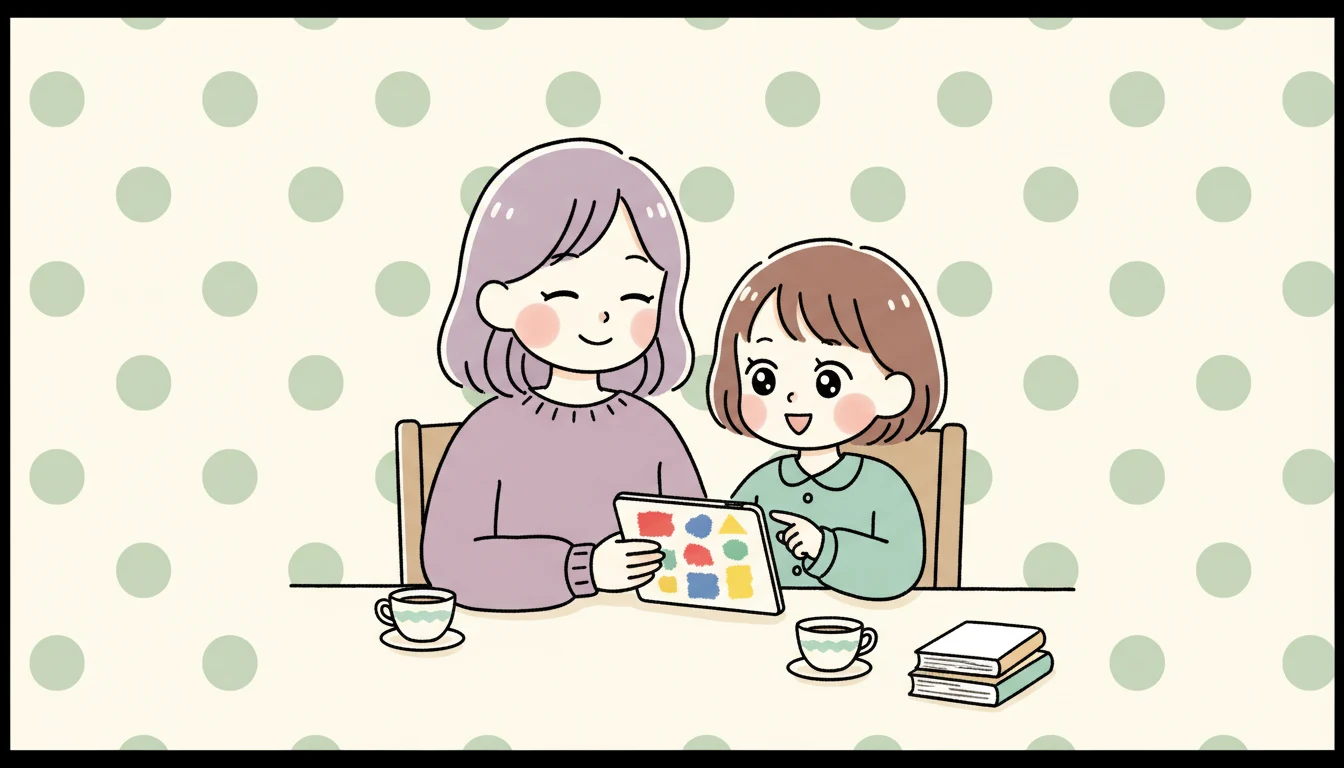 まとめ:英語学童は「最もコスパの良い英語教育」の内容を表すコミックエッセイ風イラスト