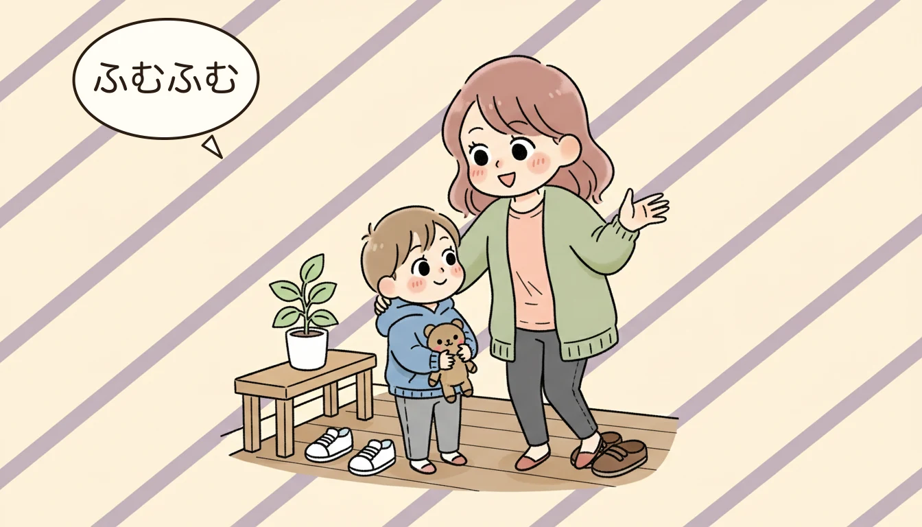 夜間預かりで気になる5つのポイントの内容を表すコミックエッセイ風イラスト