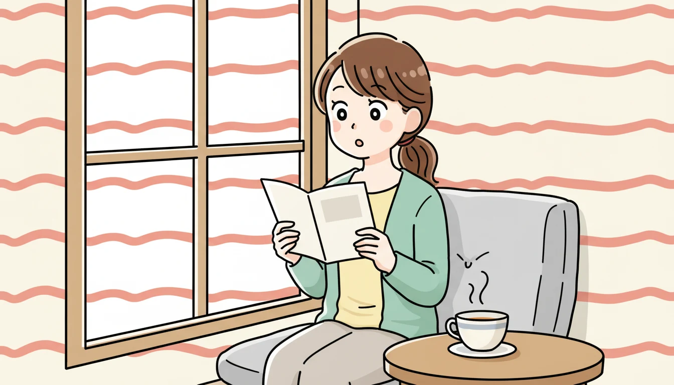 給食あり学童を選ぶ際の注意点は?の内容を表すコミックエッセイ風イラスト