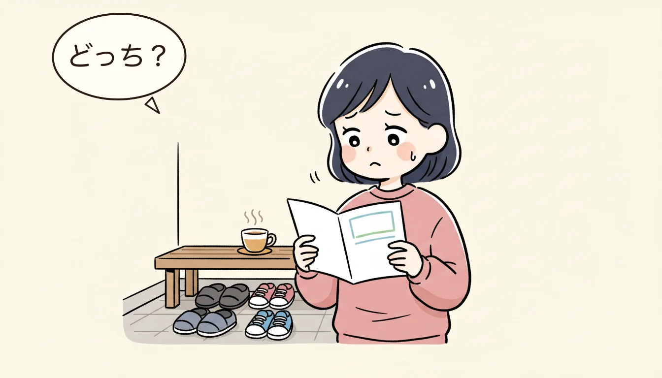 選び方のポイントの内容を表すコミックエッセイ風イラスト