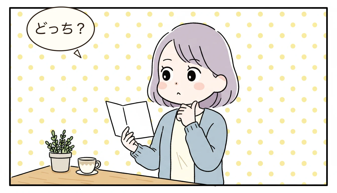 民間学童ランキングの選定基準の内容を表すコミックエッセイ風イラスト