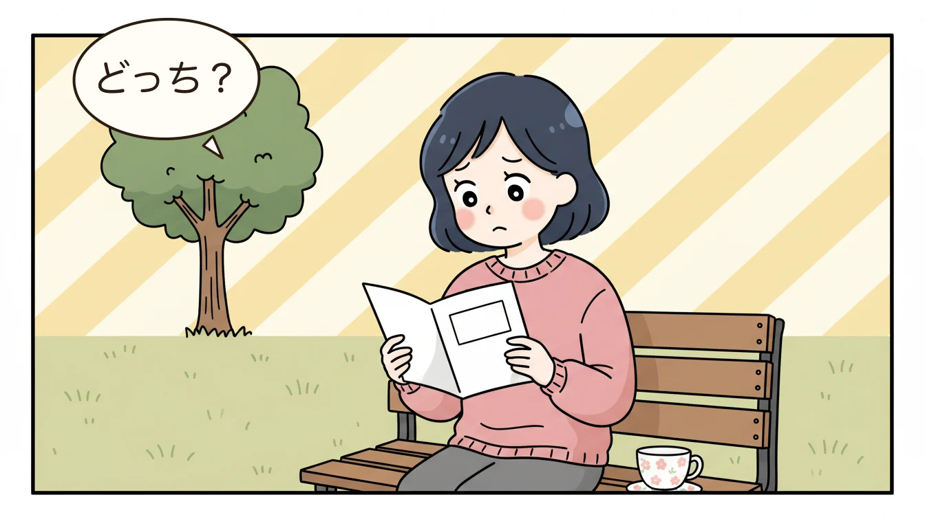 民間学童の比較・選び方|3つのチェックポイントの内容を表すコミックエッセイ風イラスト
