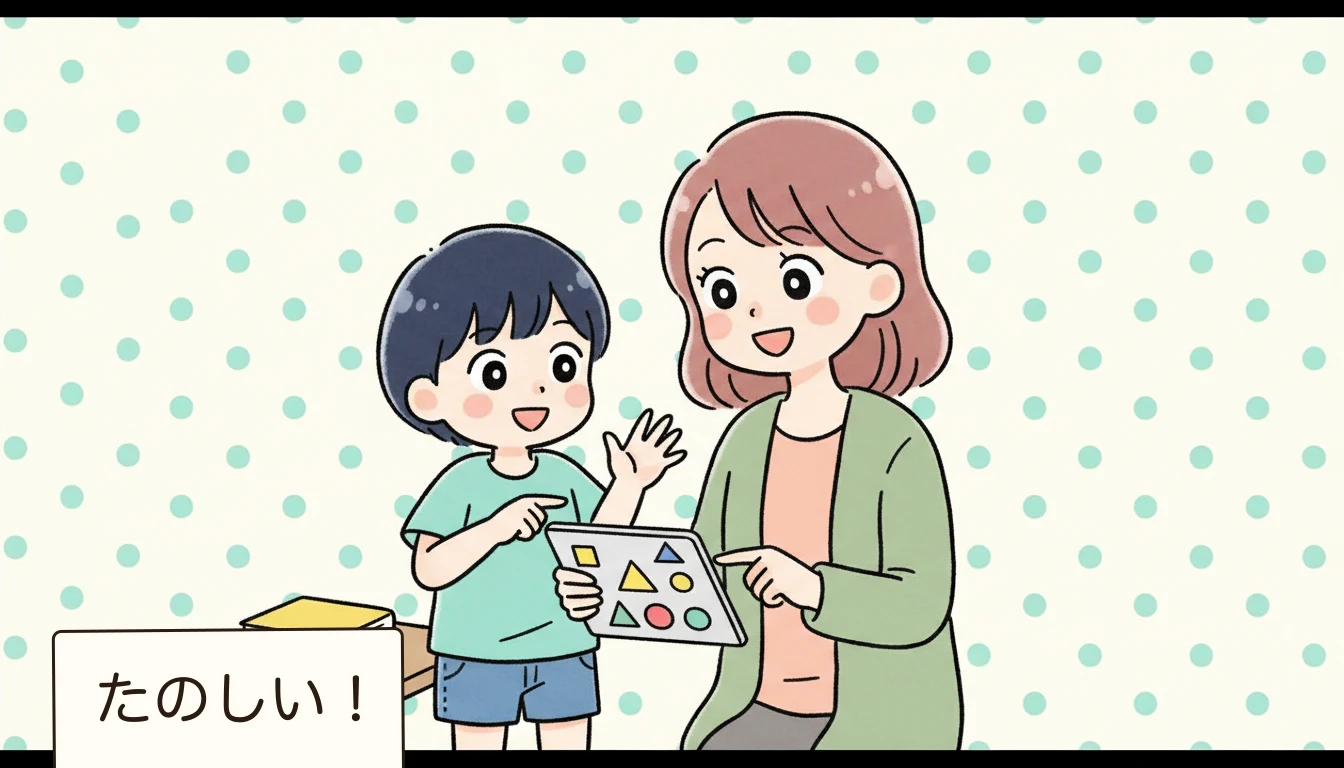 パターン3: 民間学童(習い事込み)の内容を表すコミックエッセイ風イラスト