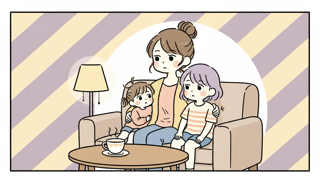 まとめの内容を表すコミックエッセイ風イラスト