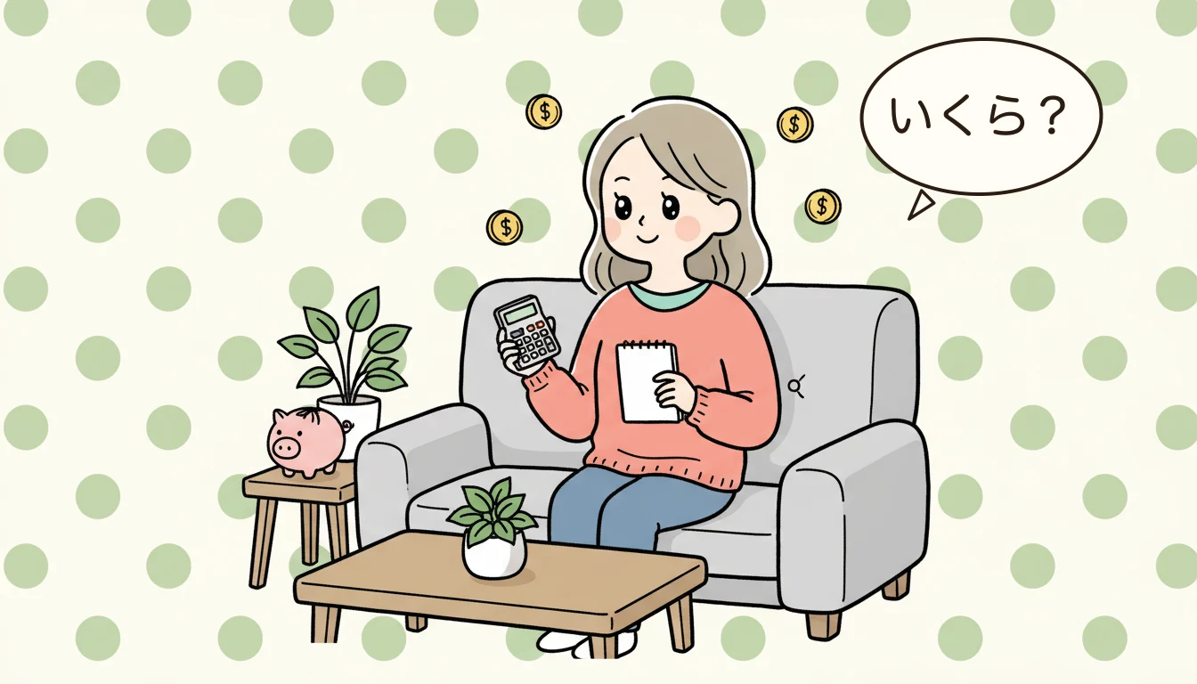公立学童の延長保育料金の内容を表すコミックエッセイ風イラスト