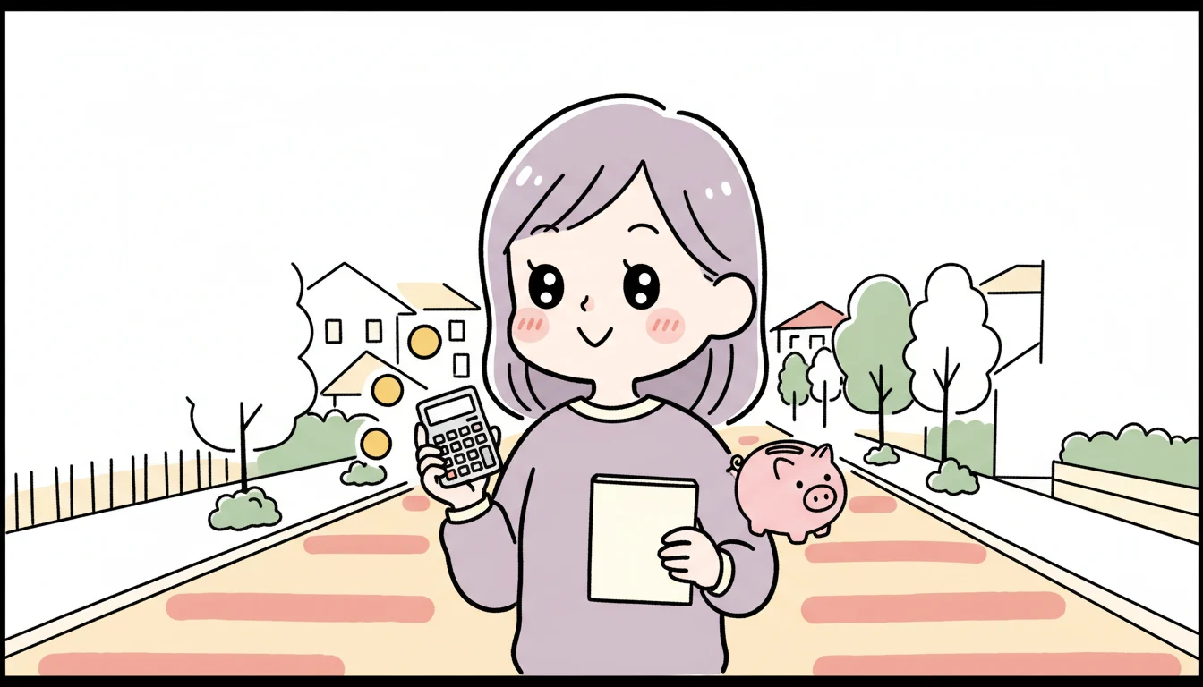 入会前に確認すべき費用チェックリストの内容を表すコミックエッセイ風イラスト
