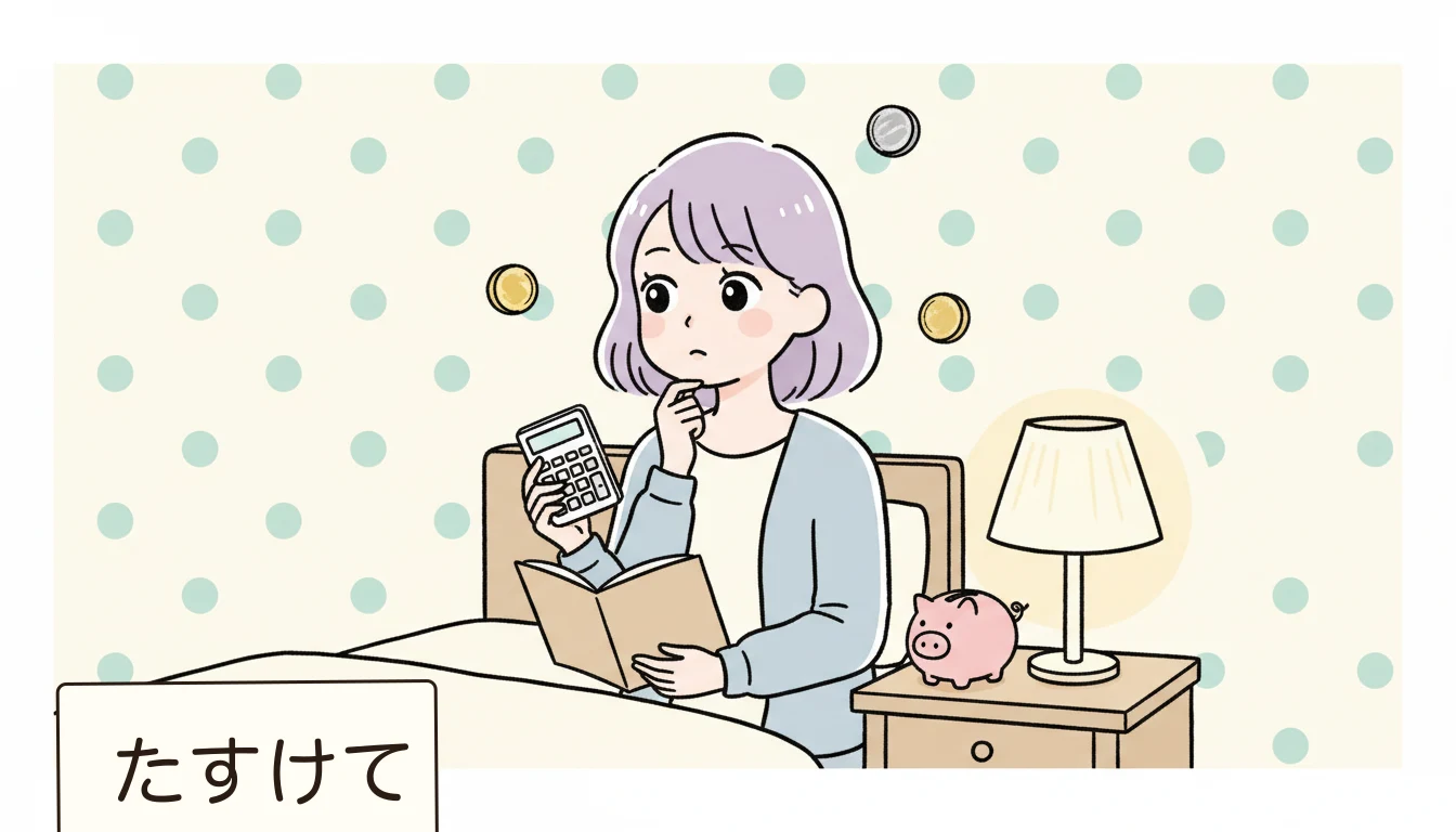 まとめ：料金は自治体選びの重要指標の内容を表すコミックエッセイ風イラスト