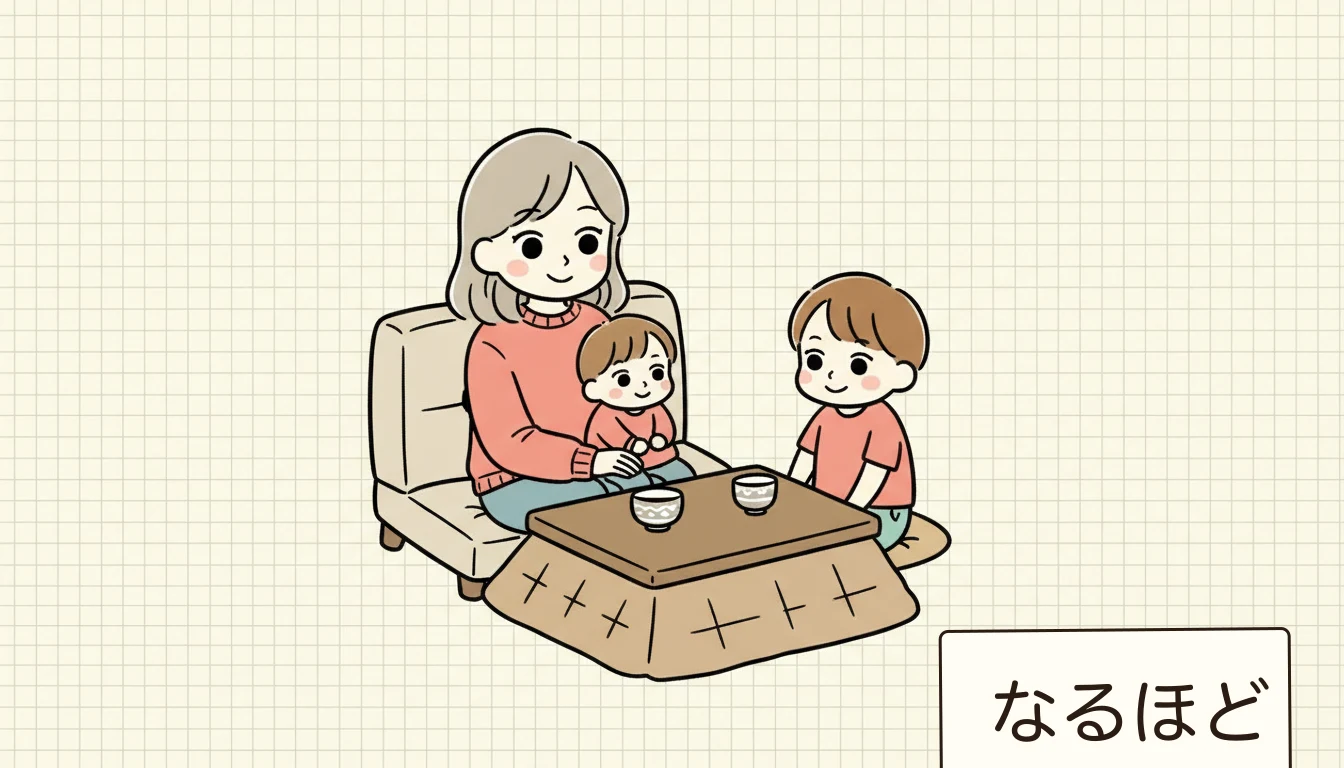 まとめの内容を表すコミックエッセイ風イラスト