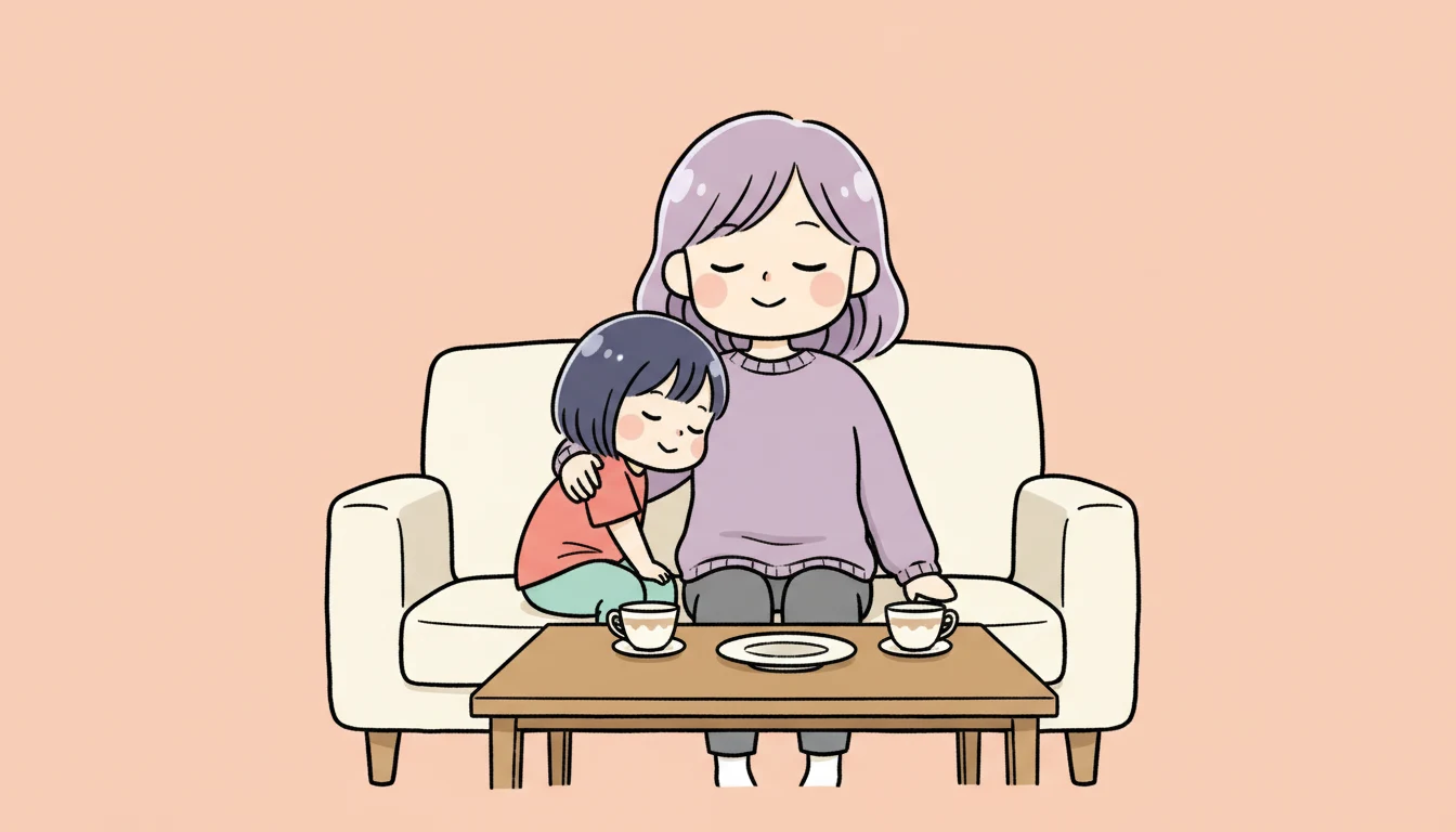 まとめの内容を表すコミックエッセイ風イラスト