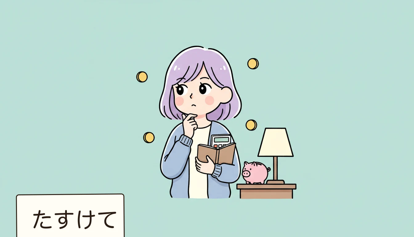 補助金を「公立 vs 民間」で整理するの内容を表すコミックエッセイ風イラスト