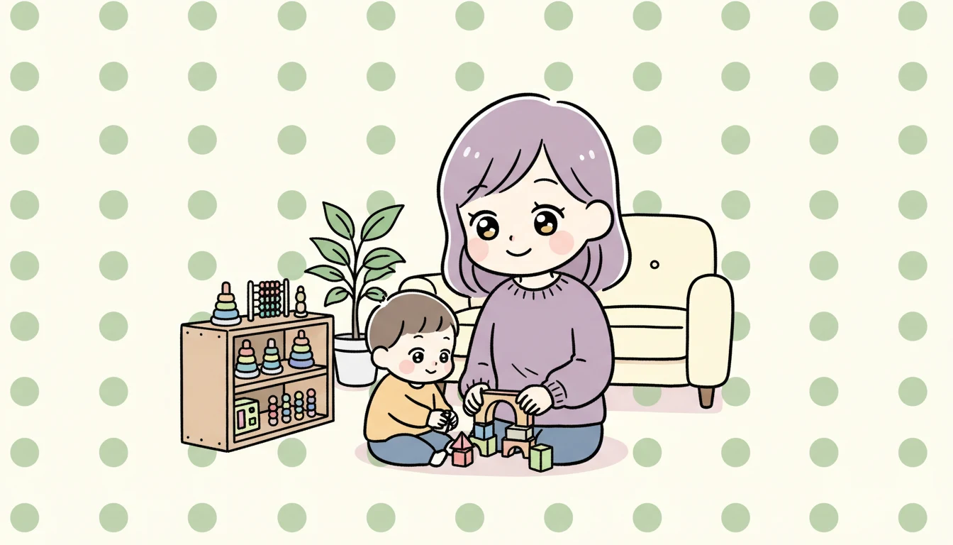 併用できる民間制度の内容を表すコミックエッセイ風イラスト