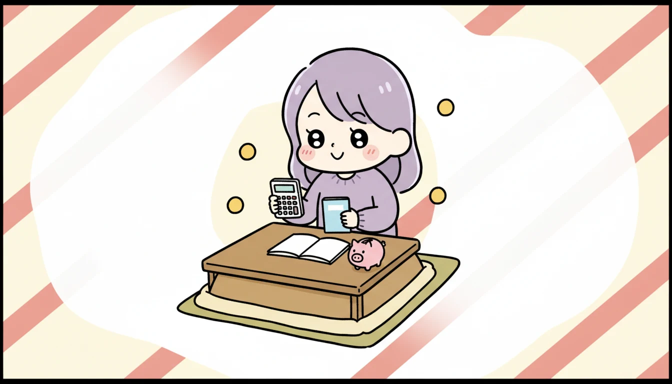 2. 民間学童利用者向け補助金の内容を表すコミックエッセイ風イラスト
