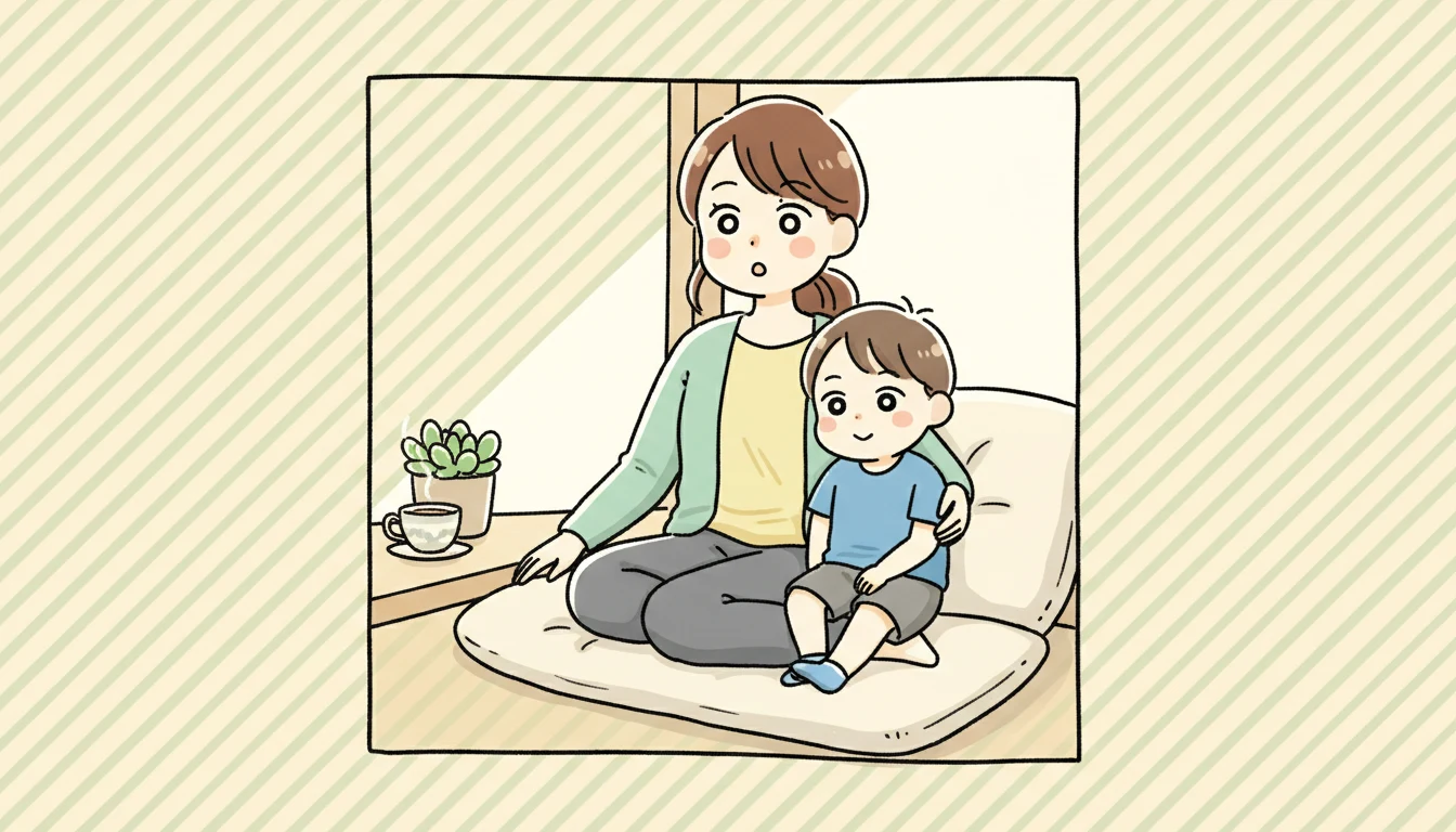 4. 多子世帯向けの割引・支援の内容を表すコミックエッセイ風イラスト