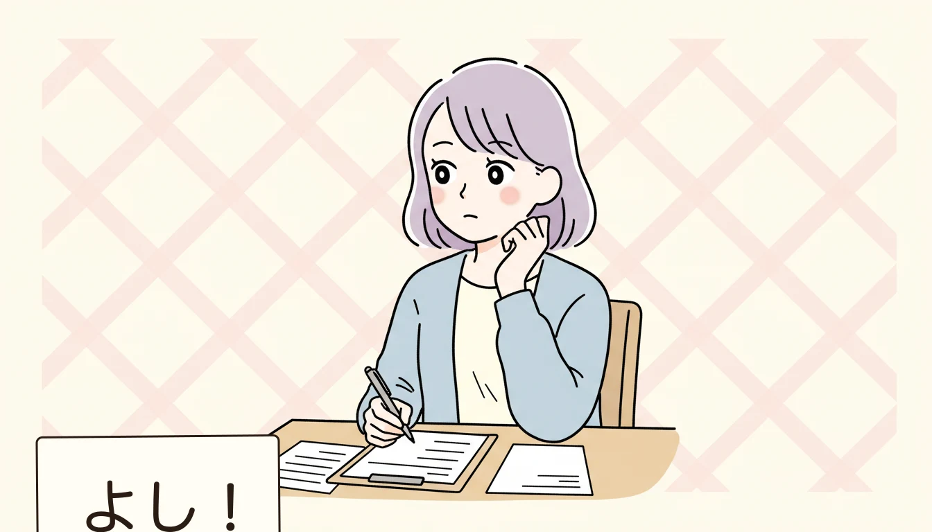 夏休み利用の申込みスケジュールの内容を表すコミックエッセイ風イラスト