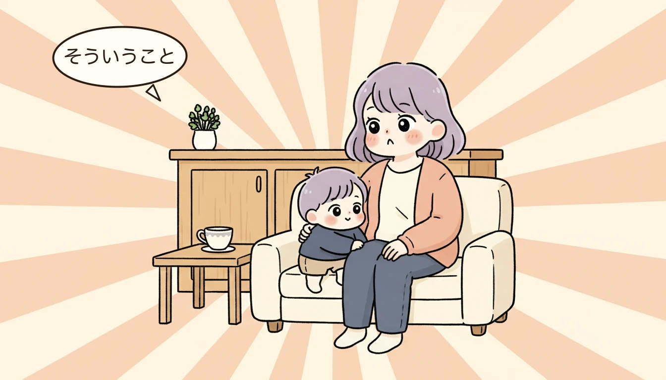 まとめの内容を表すコミックエッセイ風イラスト