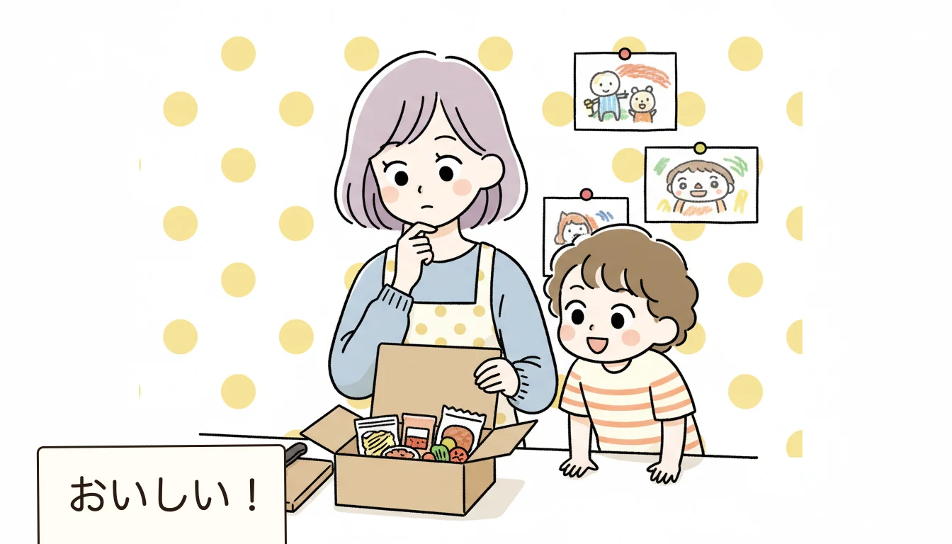 時短弁当のコツ|毎朝15分で完成させるの内容を表すコミックエッセイ風イラスト