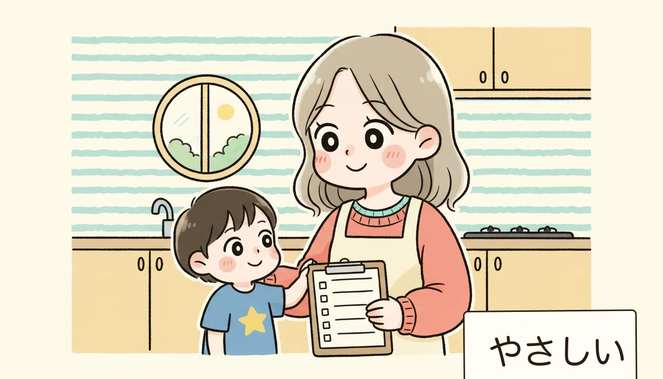 指導員の対応に問題がある場合はどうする?の内容を表すコミックエッセイ風イラスト