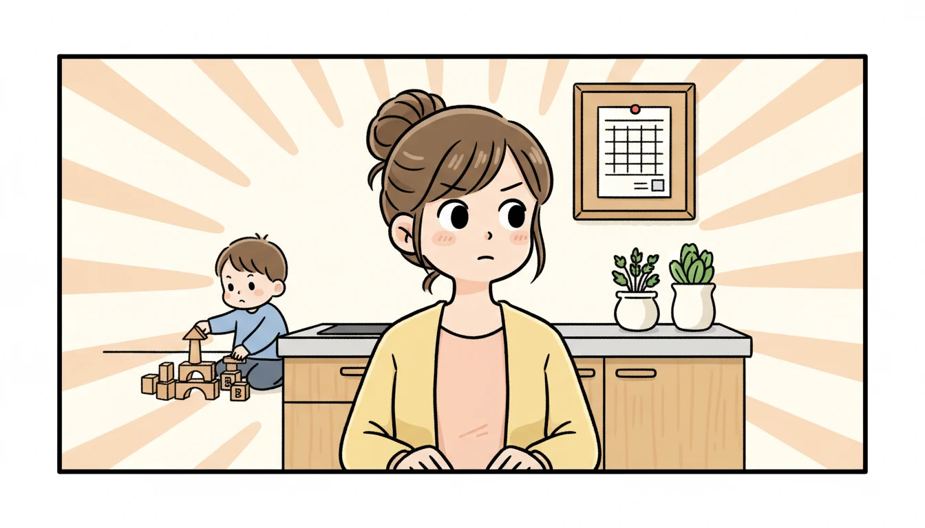 公立・民間、うちの子にはどちらが合う？の内容を表すコミックエッセイ風イラスト