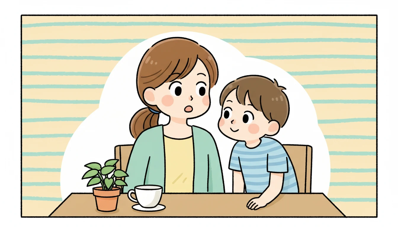 なぜ「学童がかわいそう」と感じてしまうのかの内容を表すコミックエッセイ風イラスト
