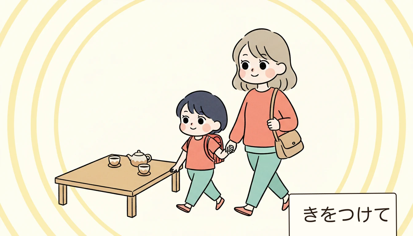 選択肢4:送迎代行サービスの内容を表すコミックエッセイ風イラスト