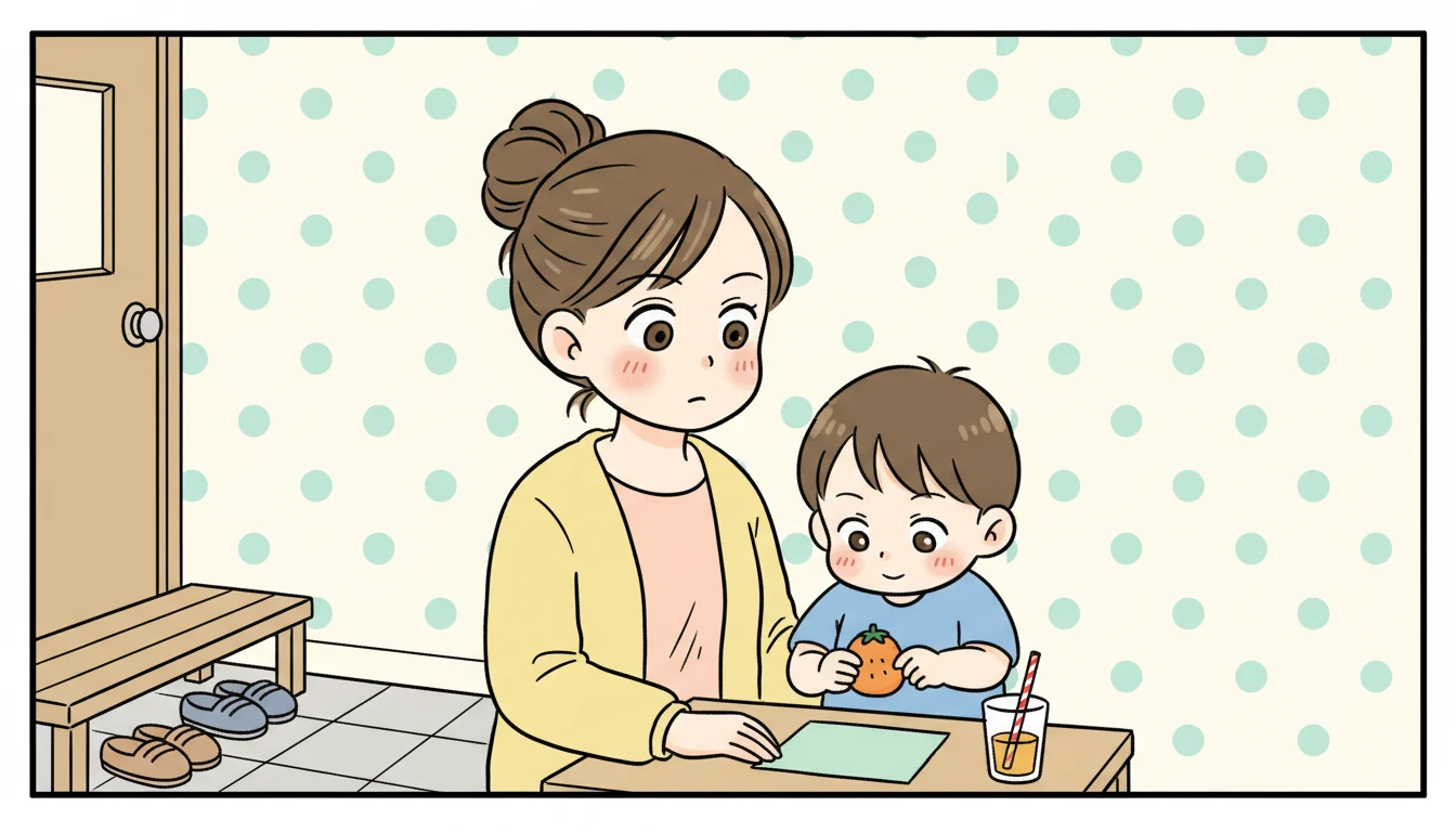 夏休み前の準備チェックリストの内容を表すコミックエッセイ風イラスト