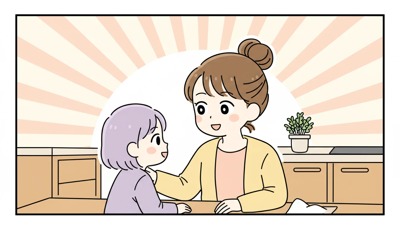 【類型3】施設環境のトラブル対処法の内容を表すコミックエッセイ風イラスト