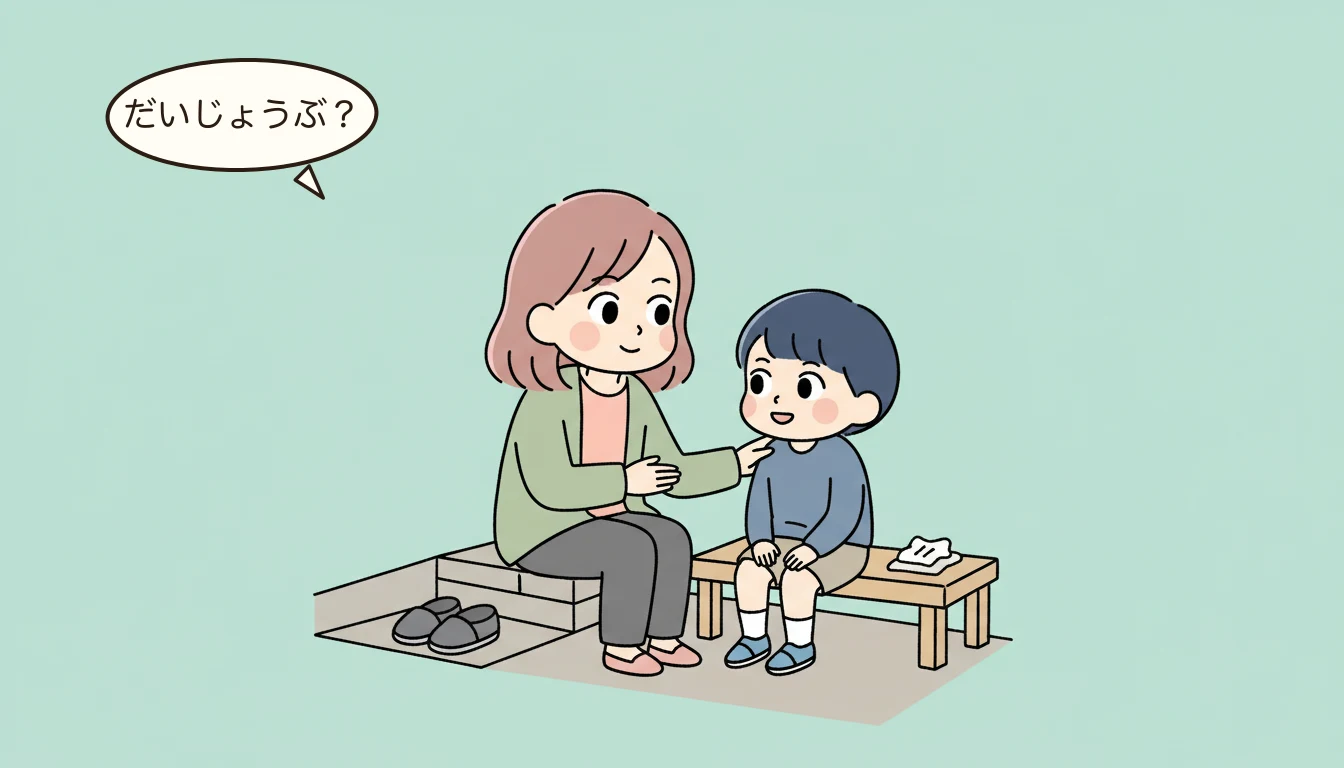 トラブルを未然に防ぐ5つの習慣の内容を表すコミックエッセイ風イラスト
