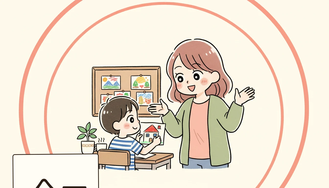 よくある失敗パターンの内容を表すコミックエッセイ風イラスト