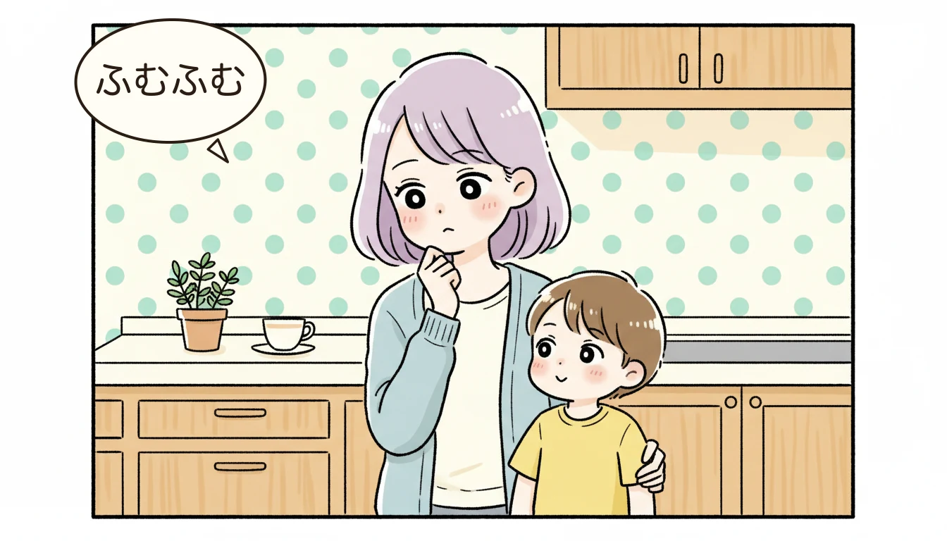 学童と放課後等デイサービスの併用パターンの内容を表すコミックエッセイ風イラスト