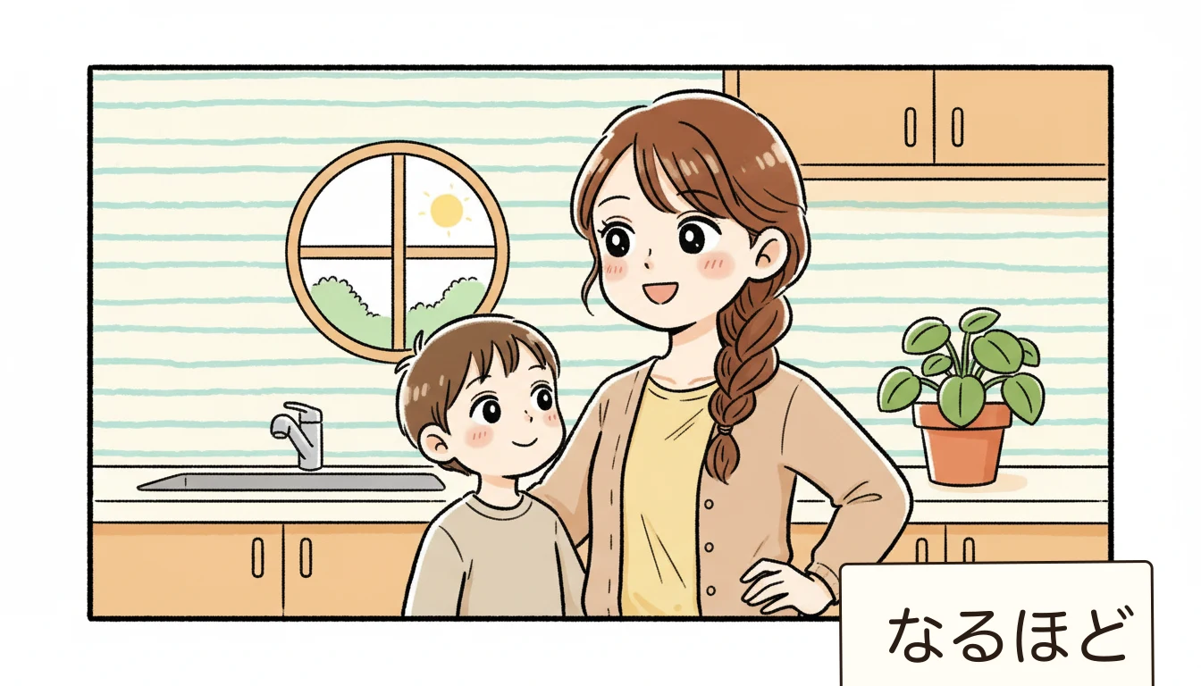 よくある不安Q&Aの内容を表すコミックエッセイ風イラスト