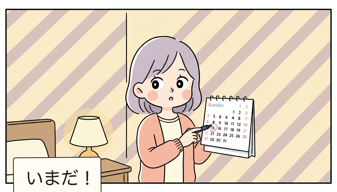 全体スケジュール（一般的な自治体の例）の内容を表すコミックエッセイ風イラスト