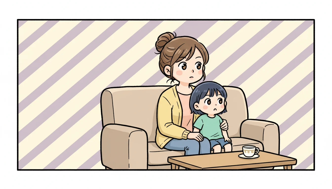 まとめ：放課後児童クラブは「わが家の最初の選択肢」として検討をの内容を表すコミックエッセイ風イラスト